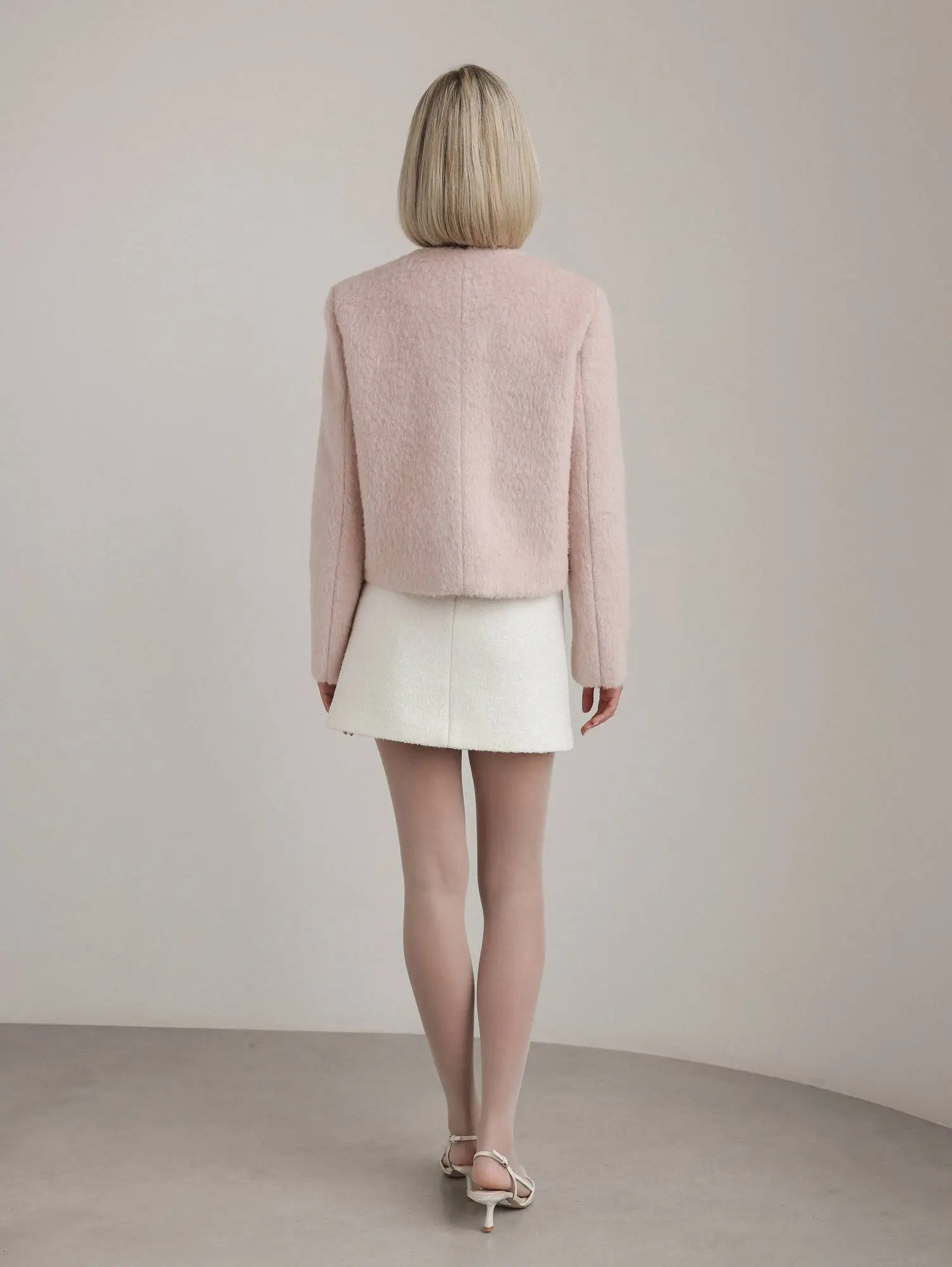 Жакет (M (44RU), пудровый). Избражение № 5