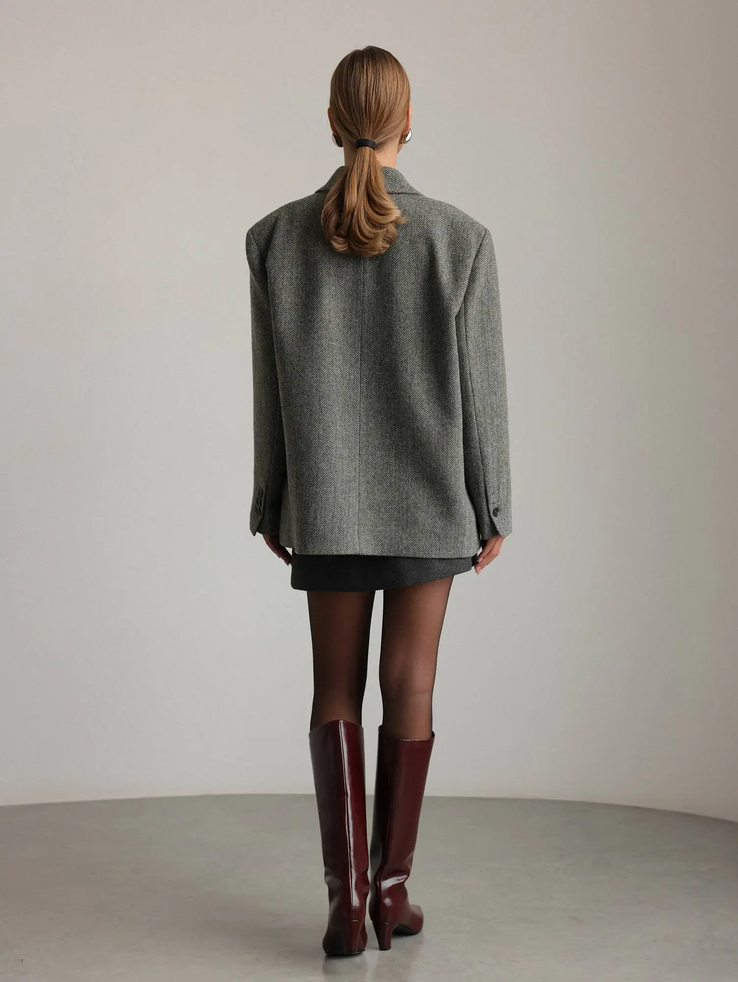 Пиджак (onesize (42-46RU), серый). Избражение № 6