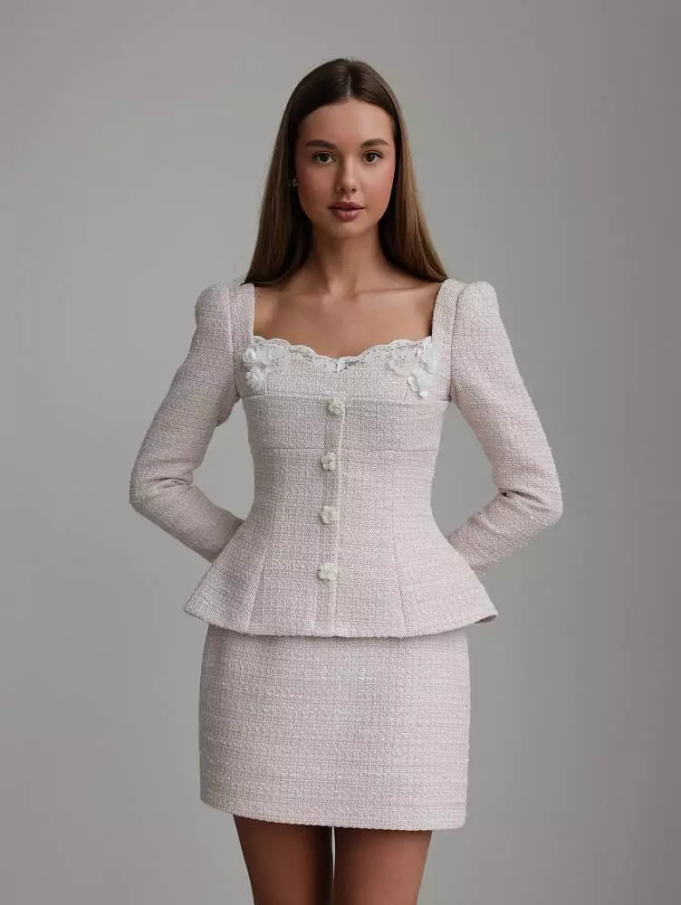 Платье (M (44RU), бледно-розовый). Изображение № 1