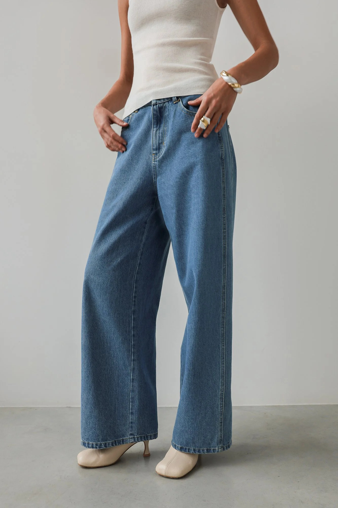 Джинсы (L (46RU), голубой). Избражение № 1