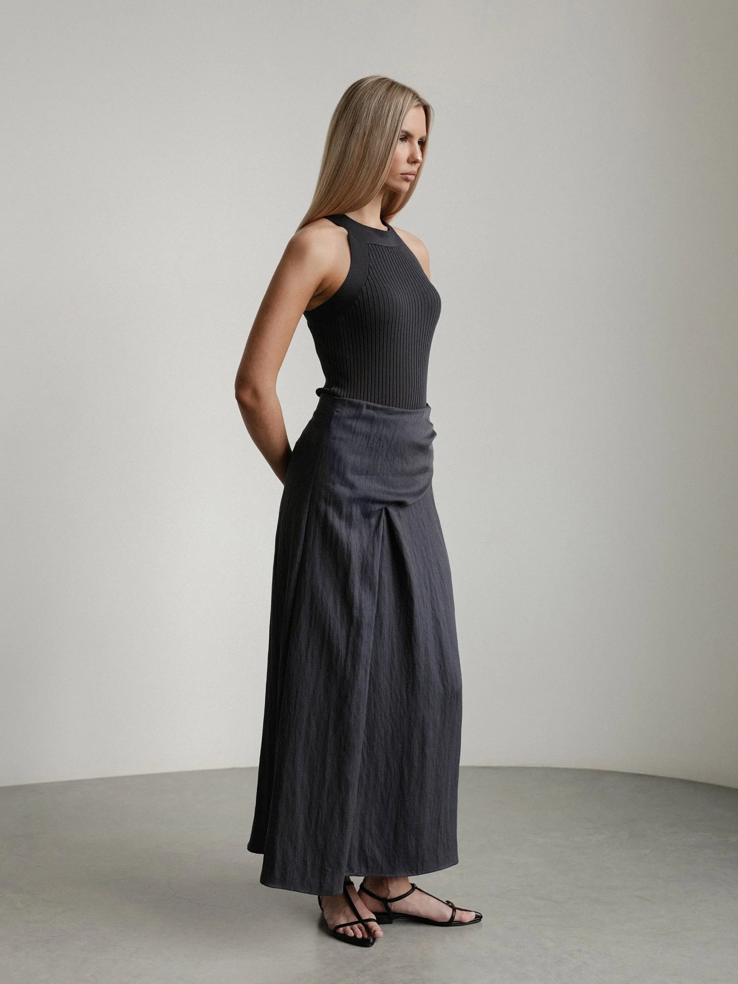 Юбка (M (44RU), тёмно-серый). Избражение № 2