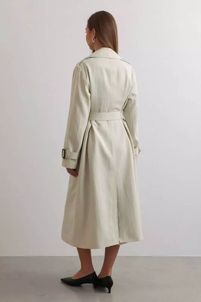 Тренч (S (42RU), бежевый). Изображение № 3
