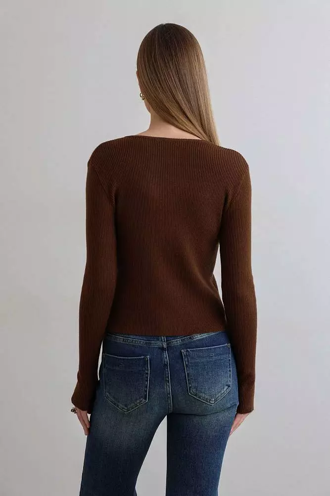 Жилет (M (44RU), коричневый). Изображение № 8