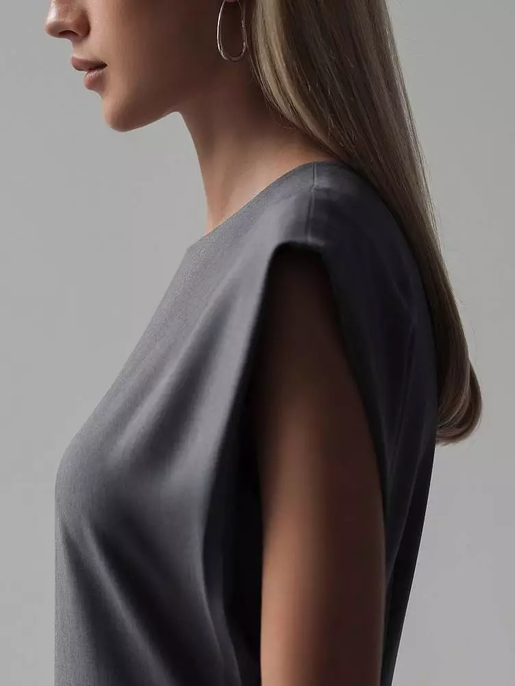 Платье (S (42), серый). Изображение № 3