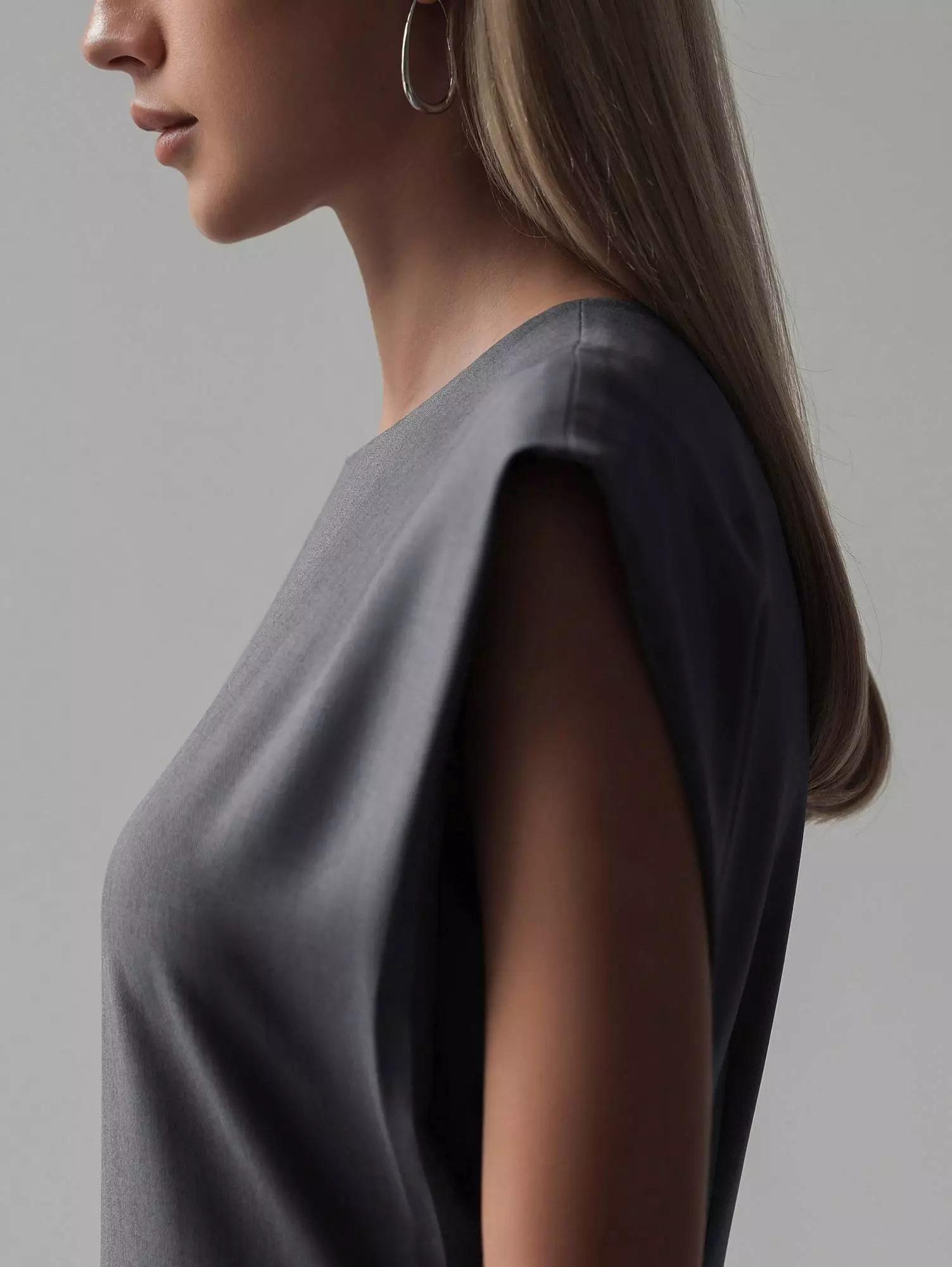 Платье (S (42), серый). Избражение № 3