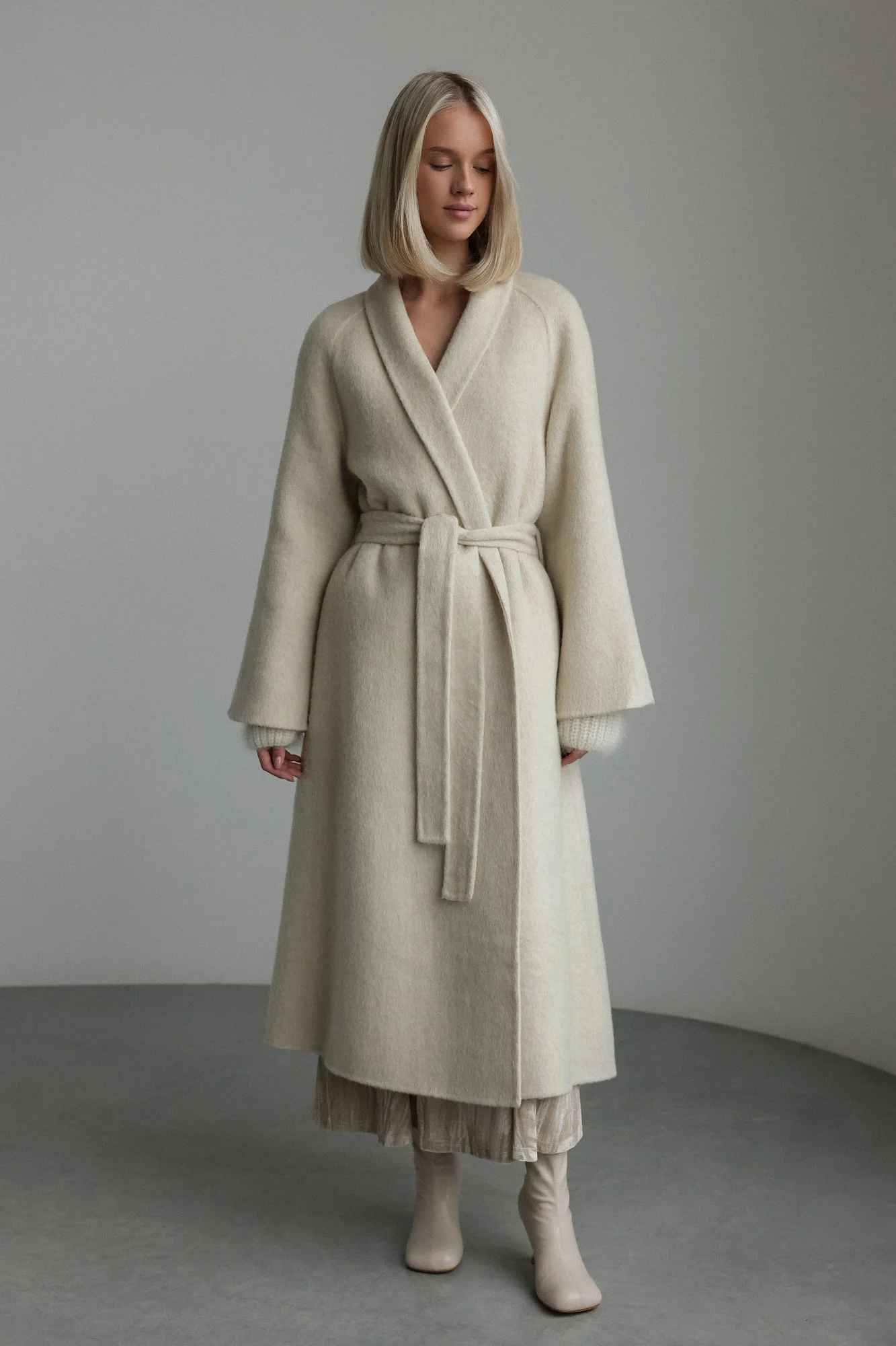 пальто (onesize (42-46RU), светло-бежевый). Избражение № 1