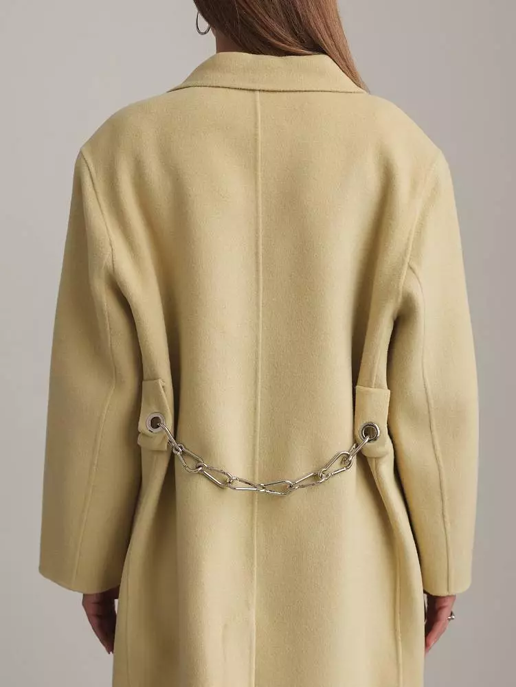 Пальто (onesize (42-46RU), желтая пастель). Изображение № 7