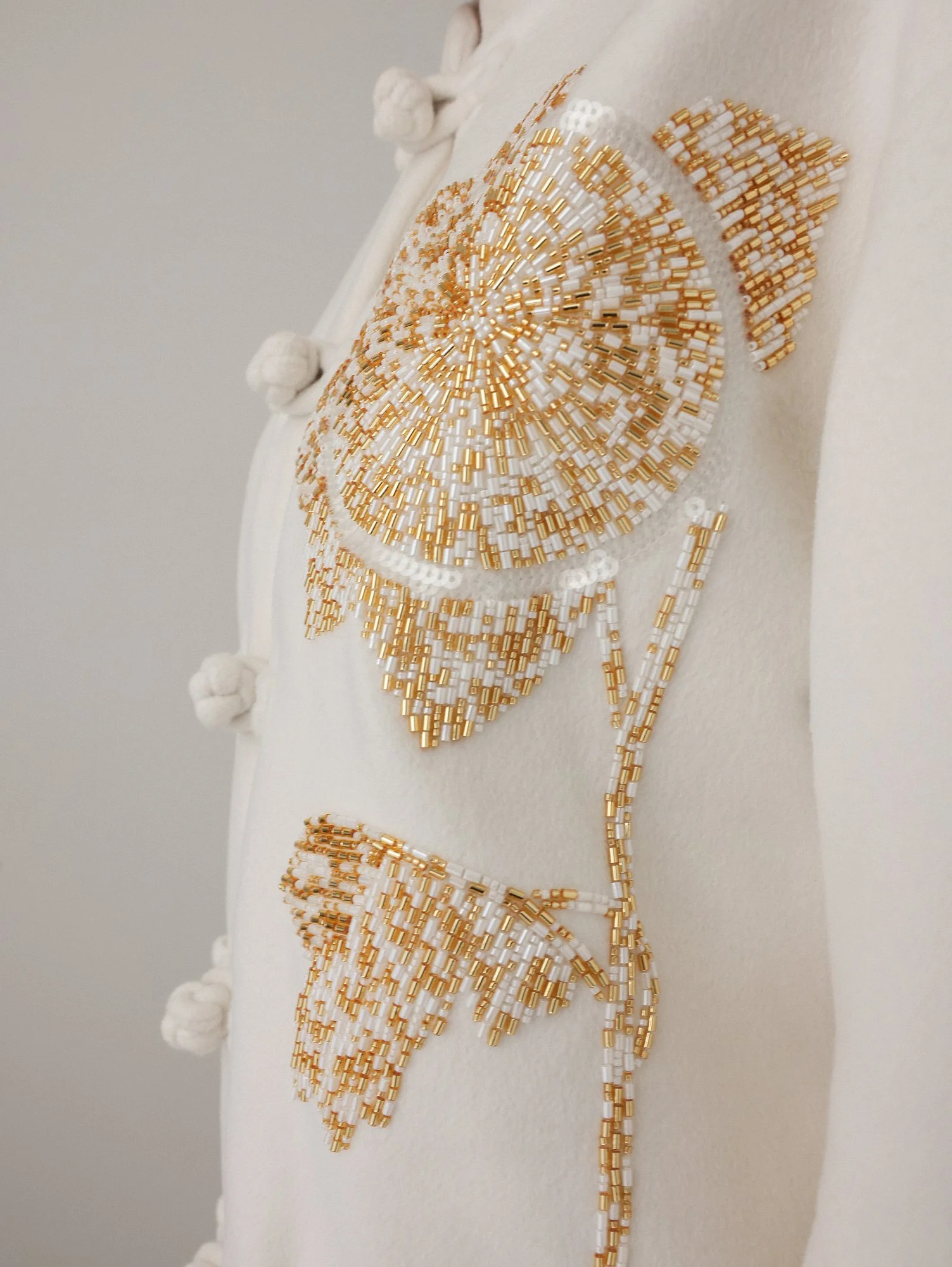 Пальто (M (44RU), белый). Избражение № 4