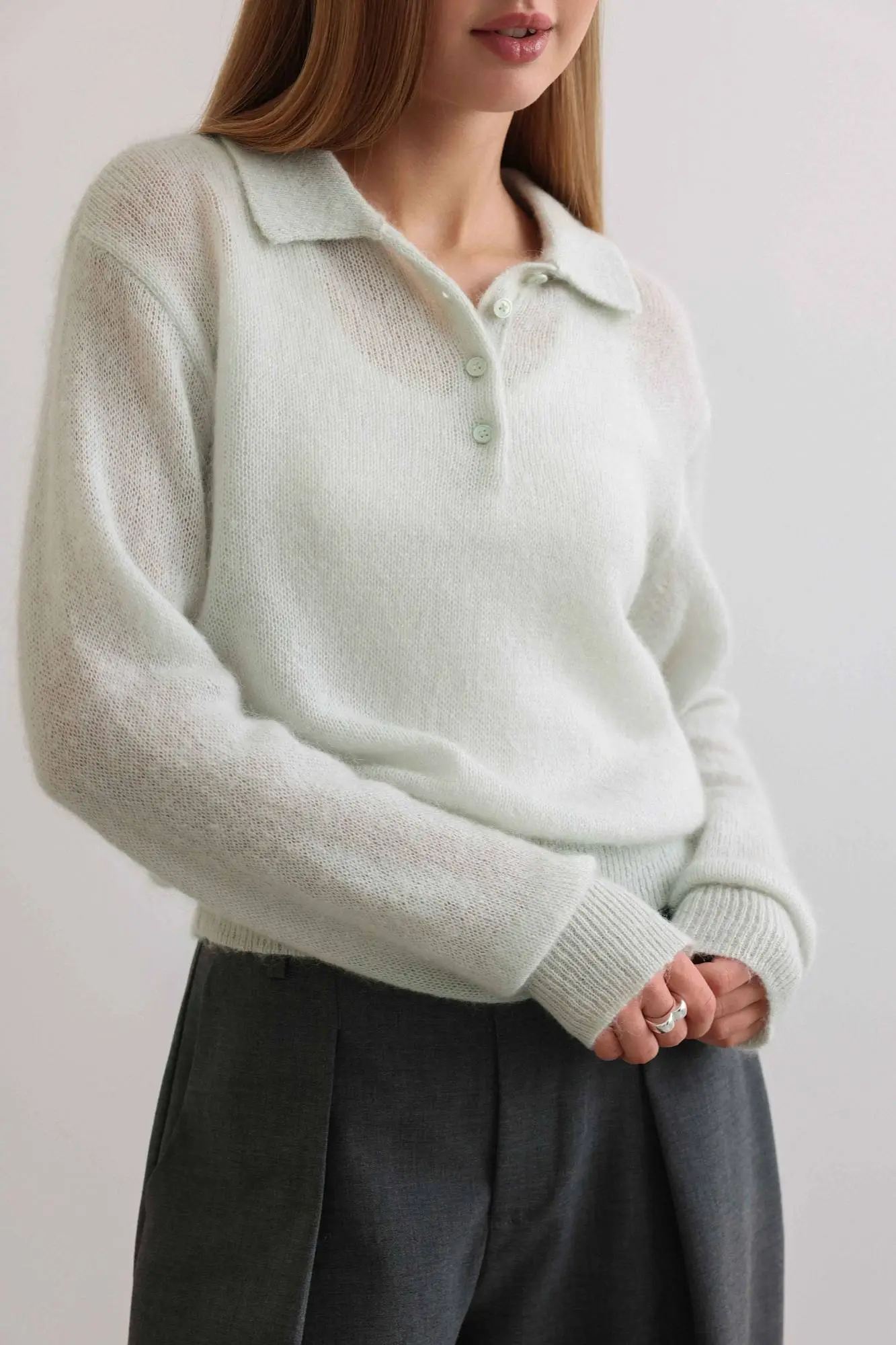 Джемпер (onesize (42-46RU), мятный). Изображение № 2