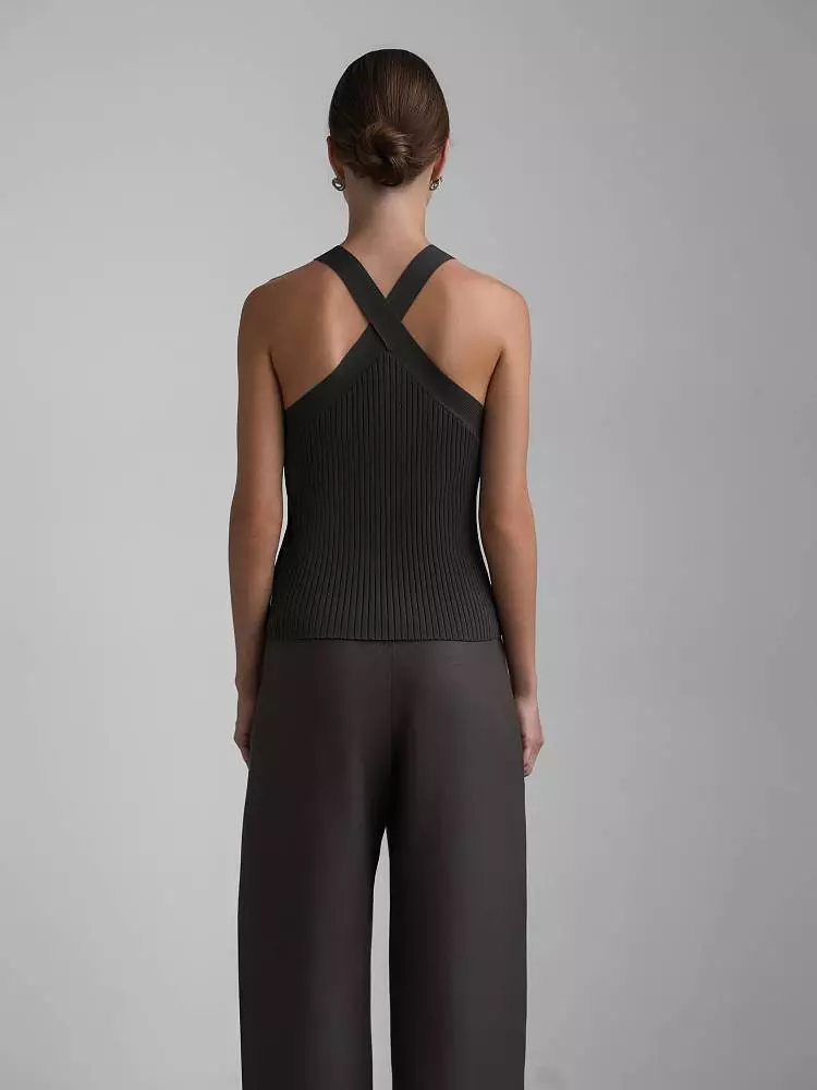 Топ (onesize (42-46RU), коричневый). Изображение № 4