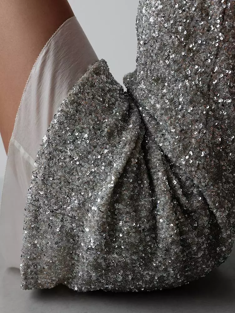 Платье (L (46RU), серебристый). Изображение № 3