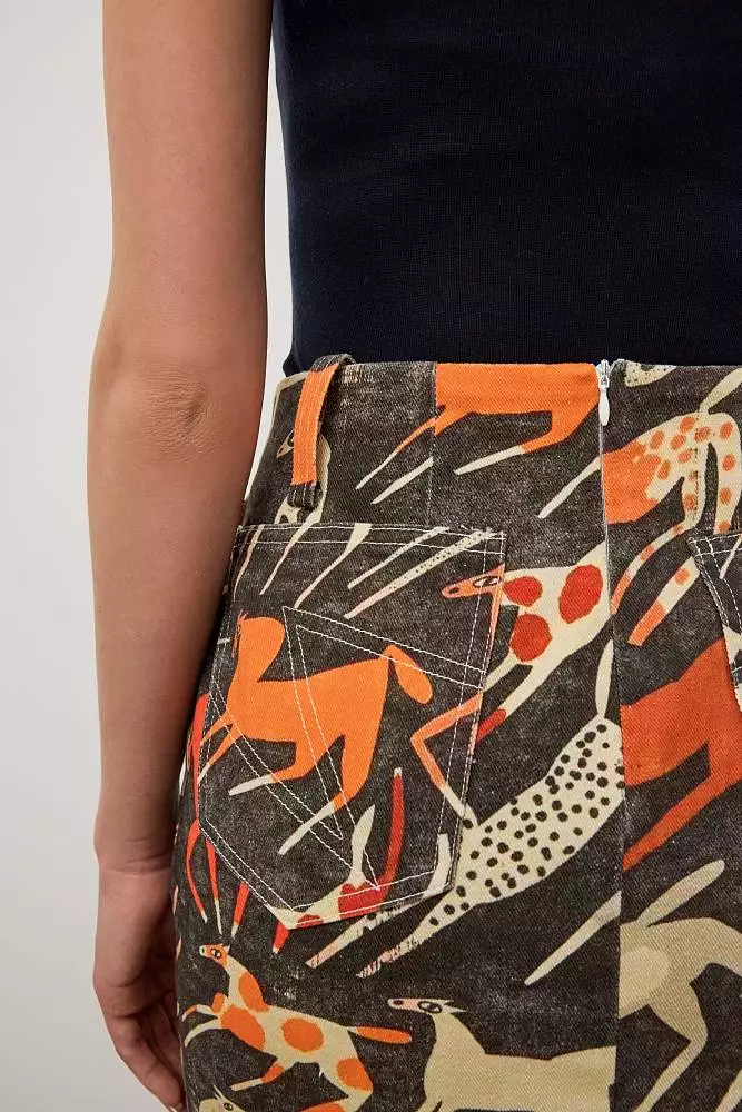 Юбка (S (42RU), серо-коричневый). Изображение № 5