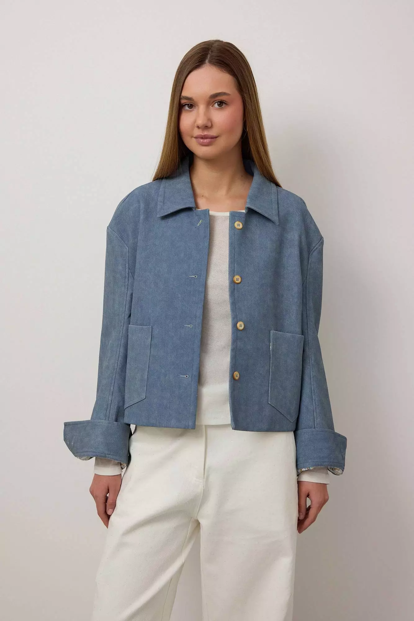 Куртка (S (42RU), голубой). Избражение № 1