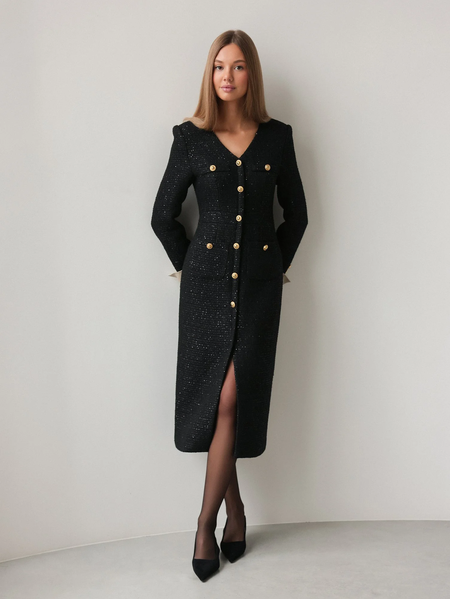 Платье (S (42RU), чёрный). Избражение № 1