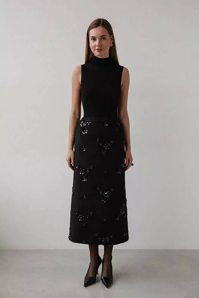 Юбка (S (42RU), чёрный). Изображение № 1