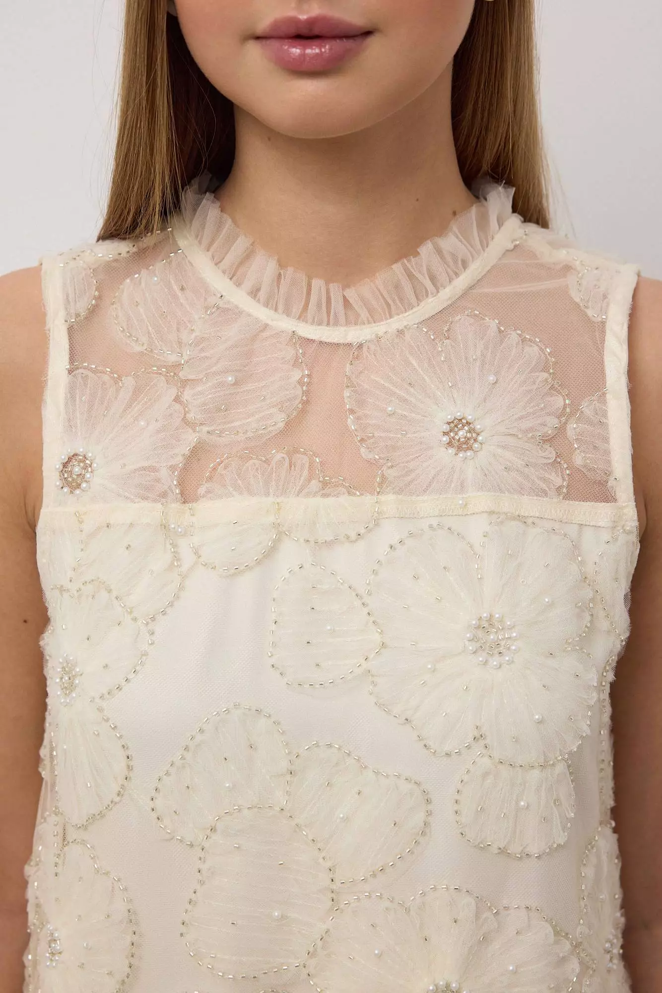 Платье  (L (46RU), светло-бежевый). Избражение № 5