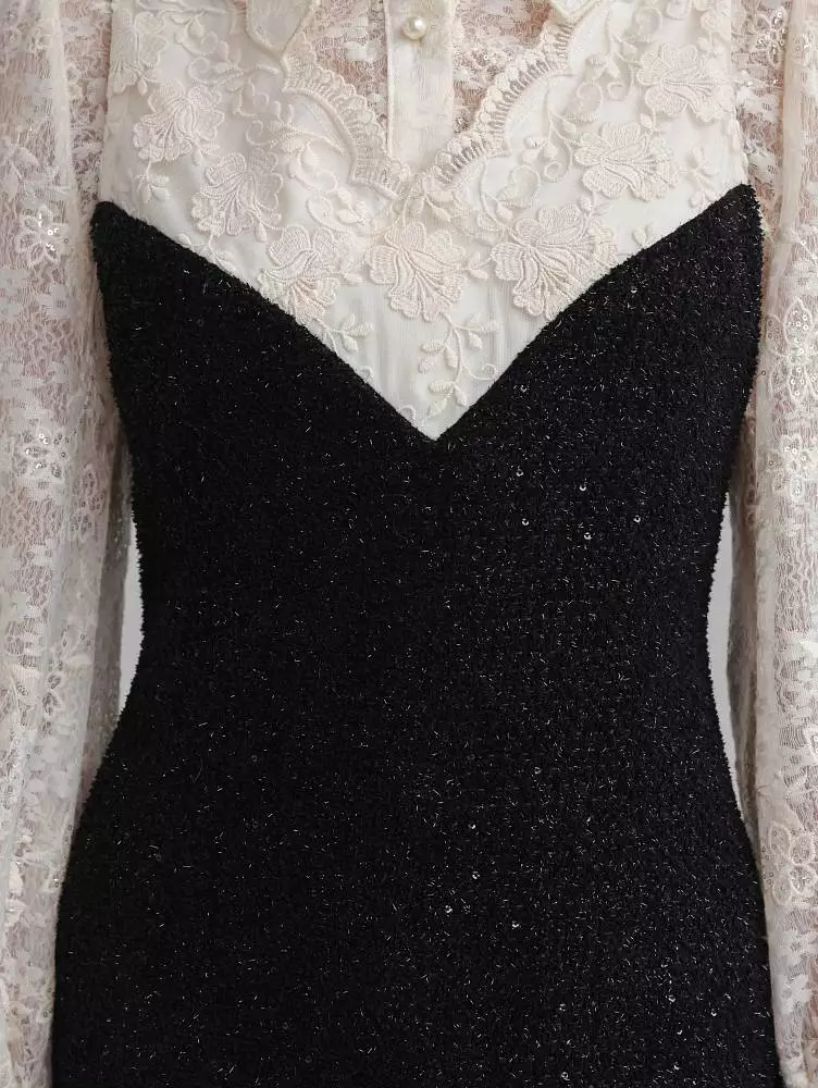 Платье (L (46RU), чёрный). Изображение № 4