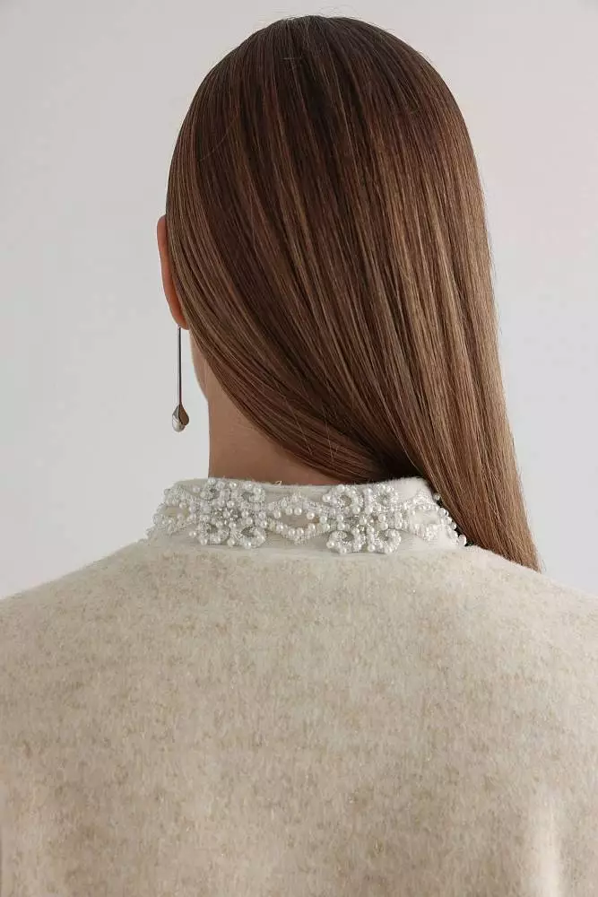 Накидка (onesize (42-46RU), светло-бежевый). Изображение № 6