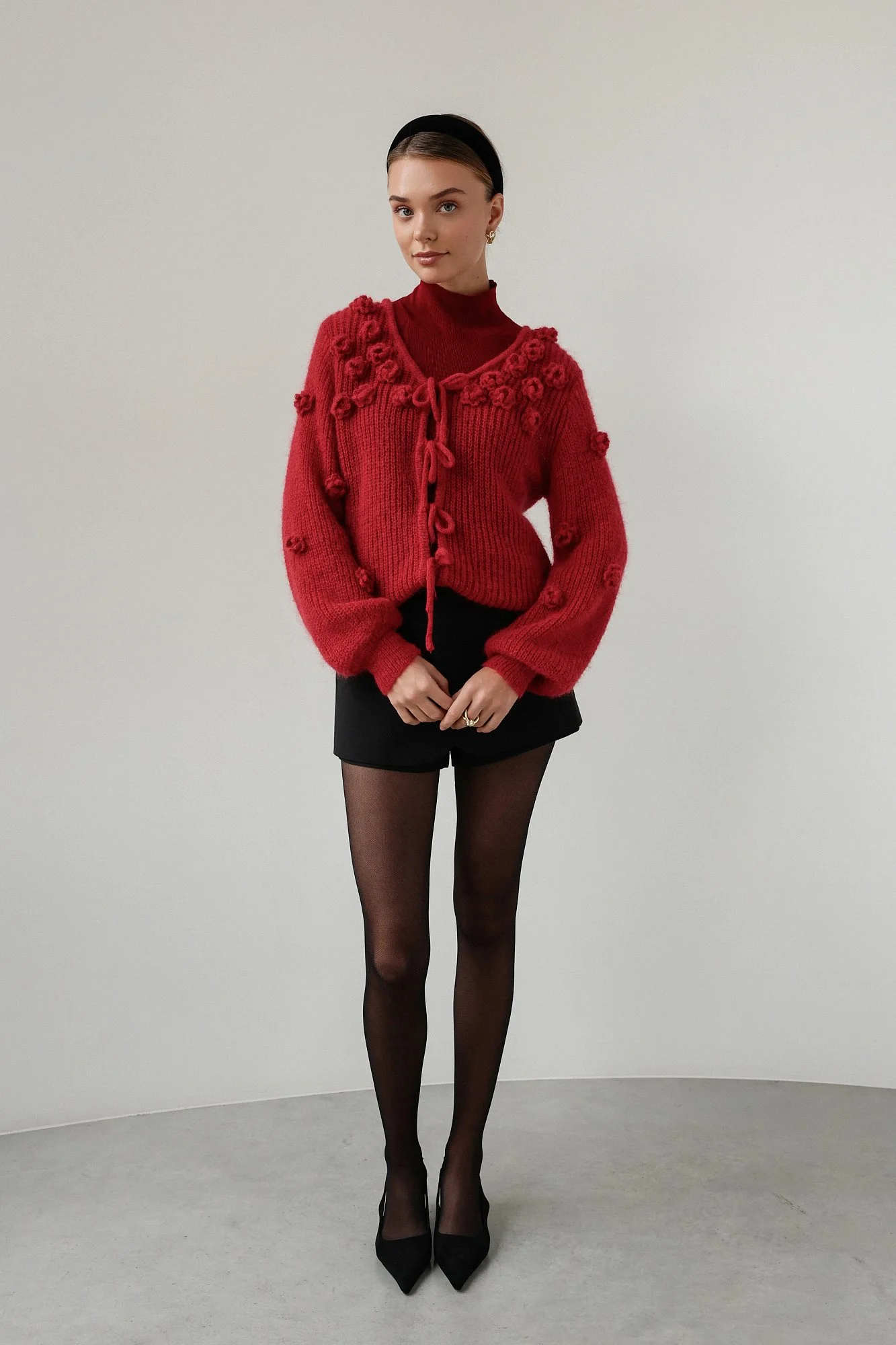 Кардиган (onesize (42-46RU), красный). Избражение № 2