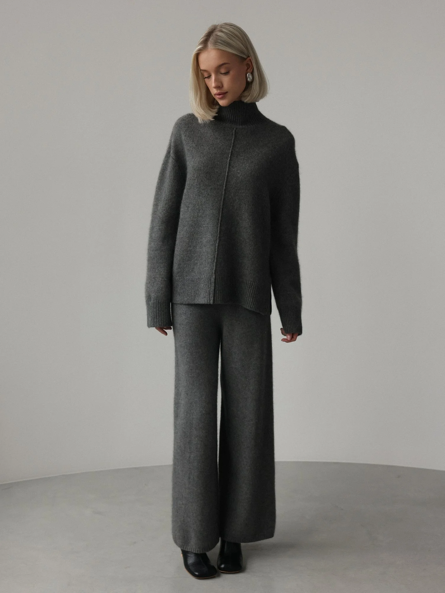 Свитер (onesize (42-46RU), серый). Изображение № 2
