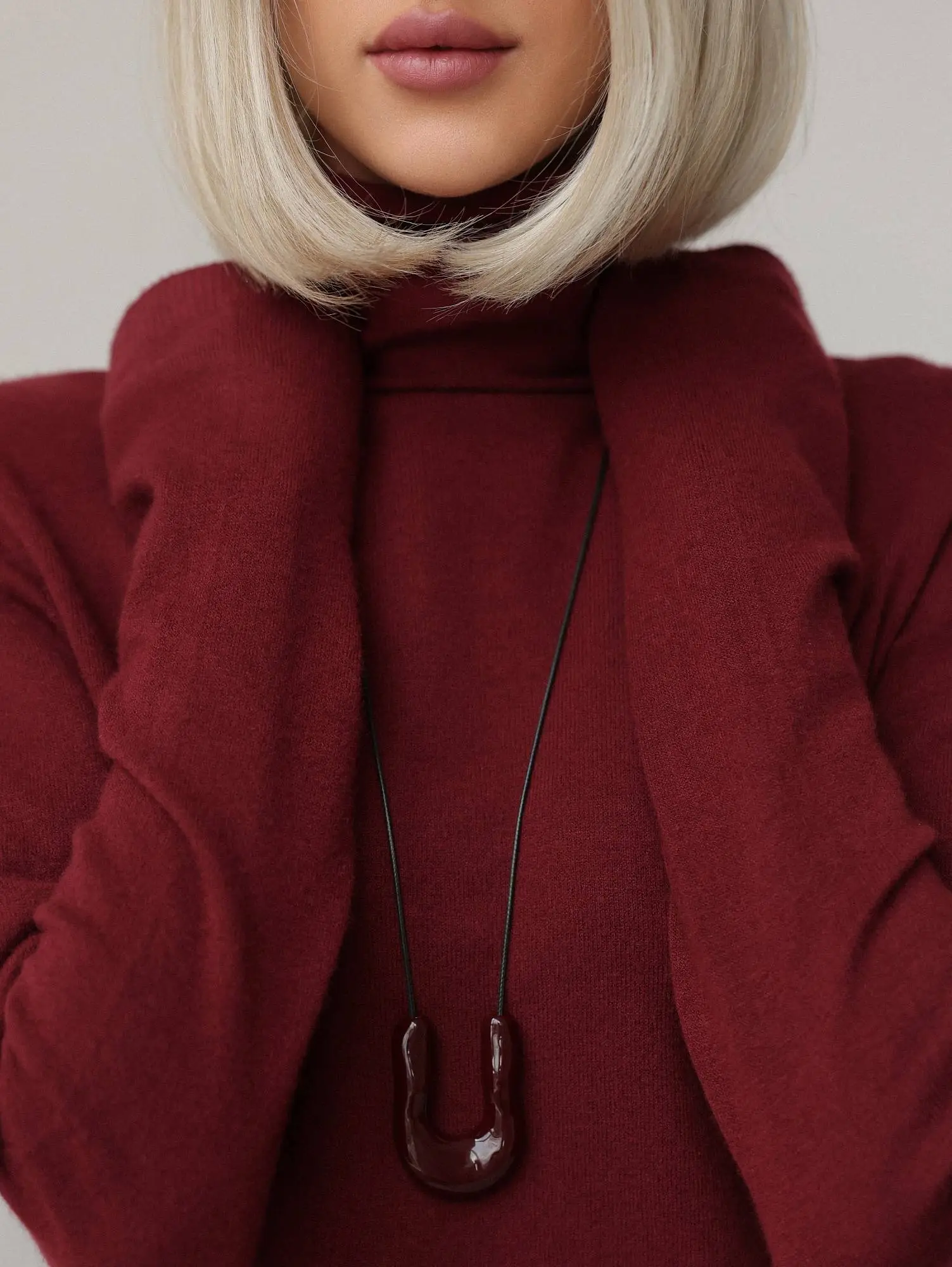 Водолазка (onesize (42-46RU), бордовый). Избражение № 4