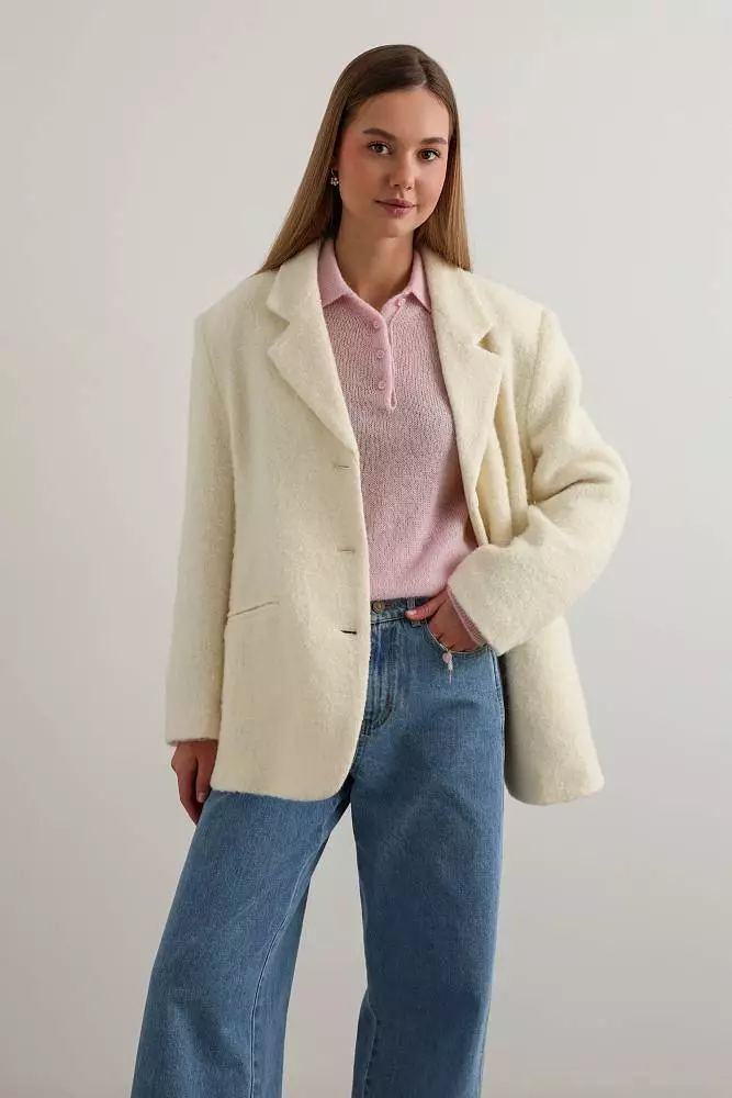 Пиджак (onesize (42-46RU), молочный). Изображение № 6