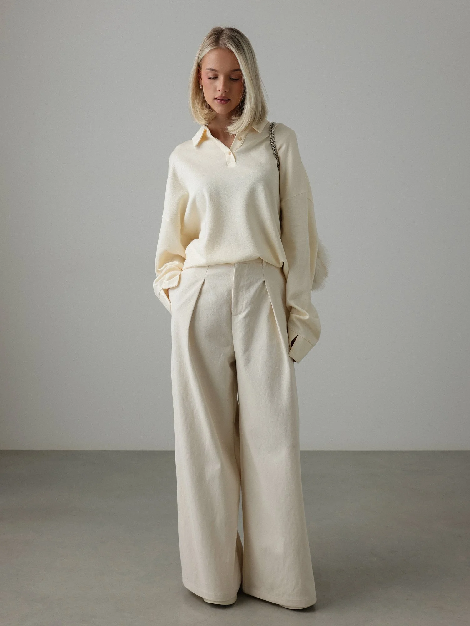 Поло (onesize (42-46RU), сливочный). Изображение № 1