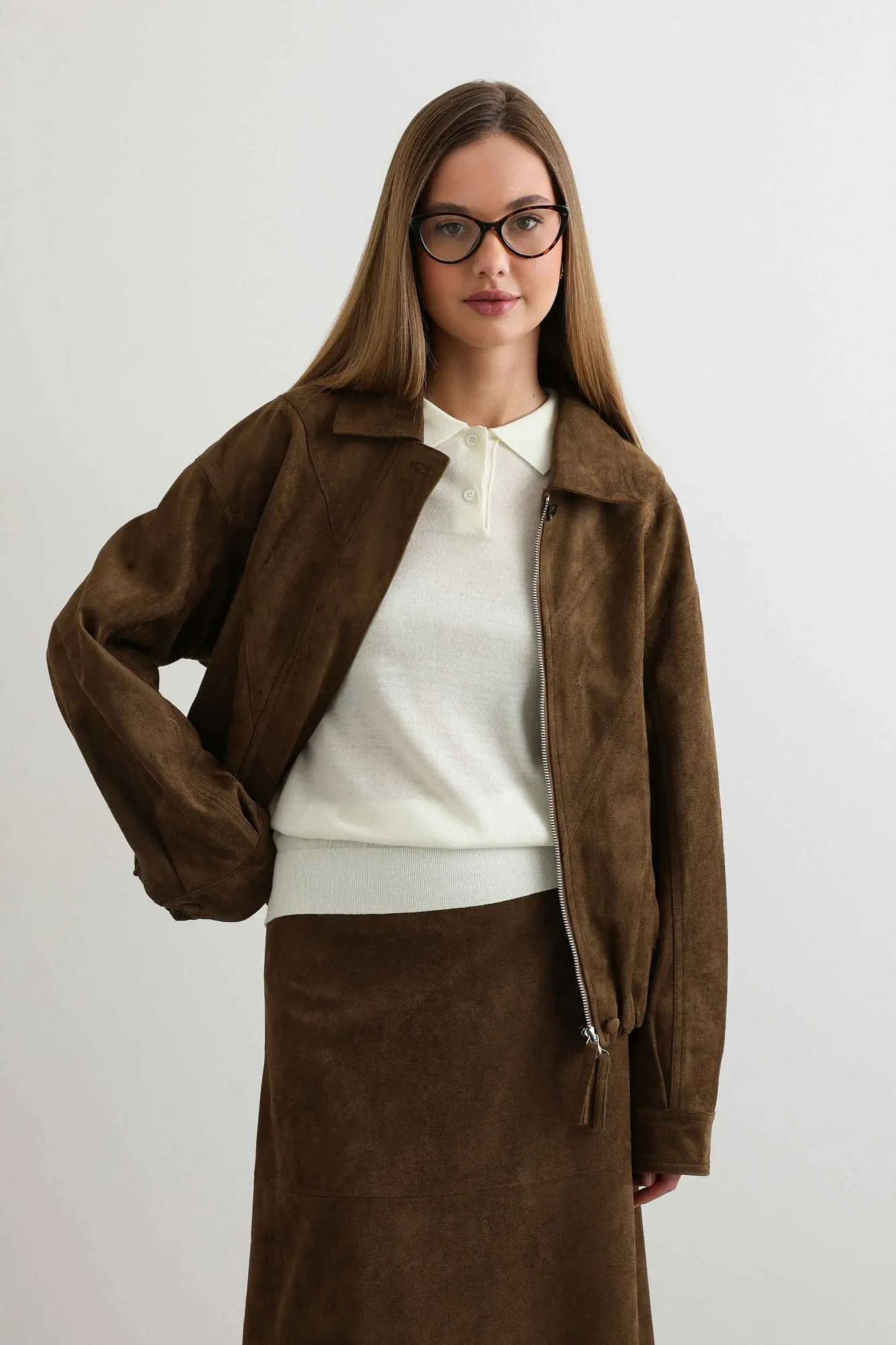 Куртка (S (42RU), коричневый). Избражение № 1