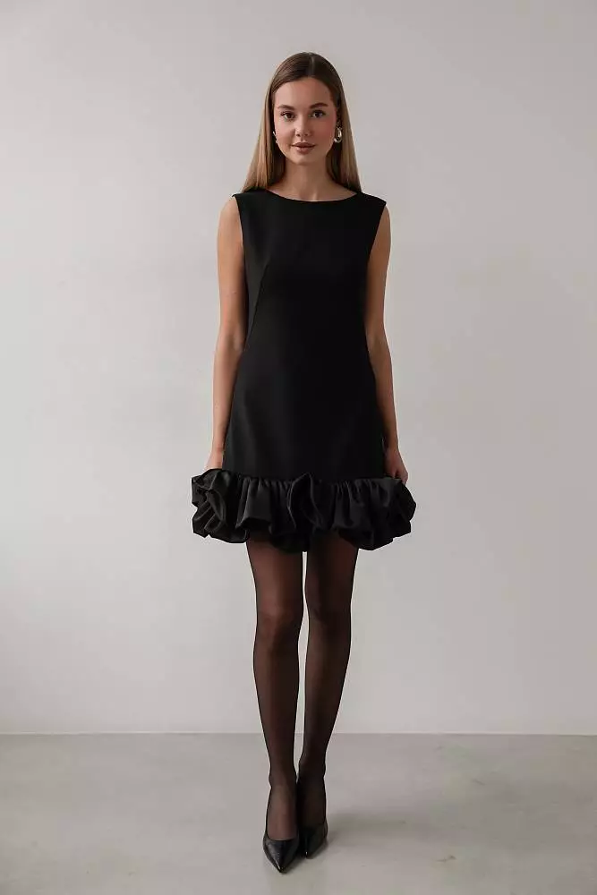 Платье (S (42RU), чёрный). Изображение № 4