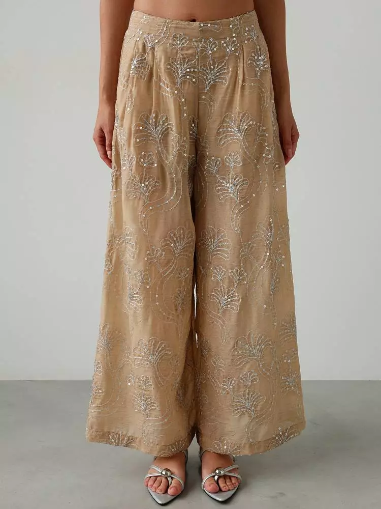 Брюки (L (46RU), светло-коричневый). Изображение № 1