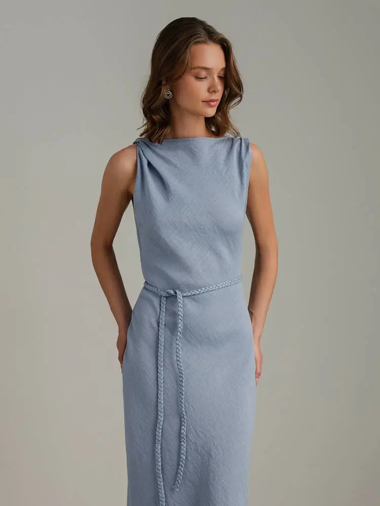 Платье (S (42RU), голубой). Изображение № 2