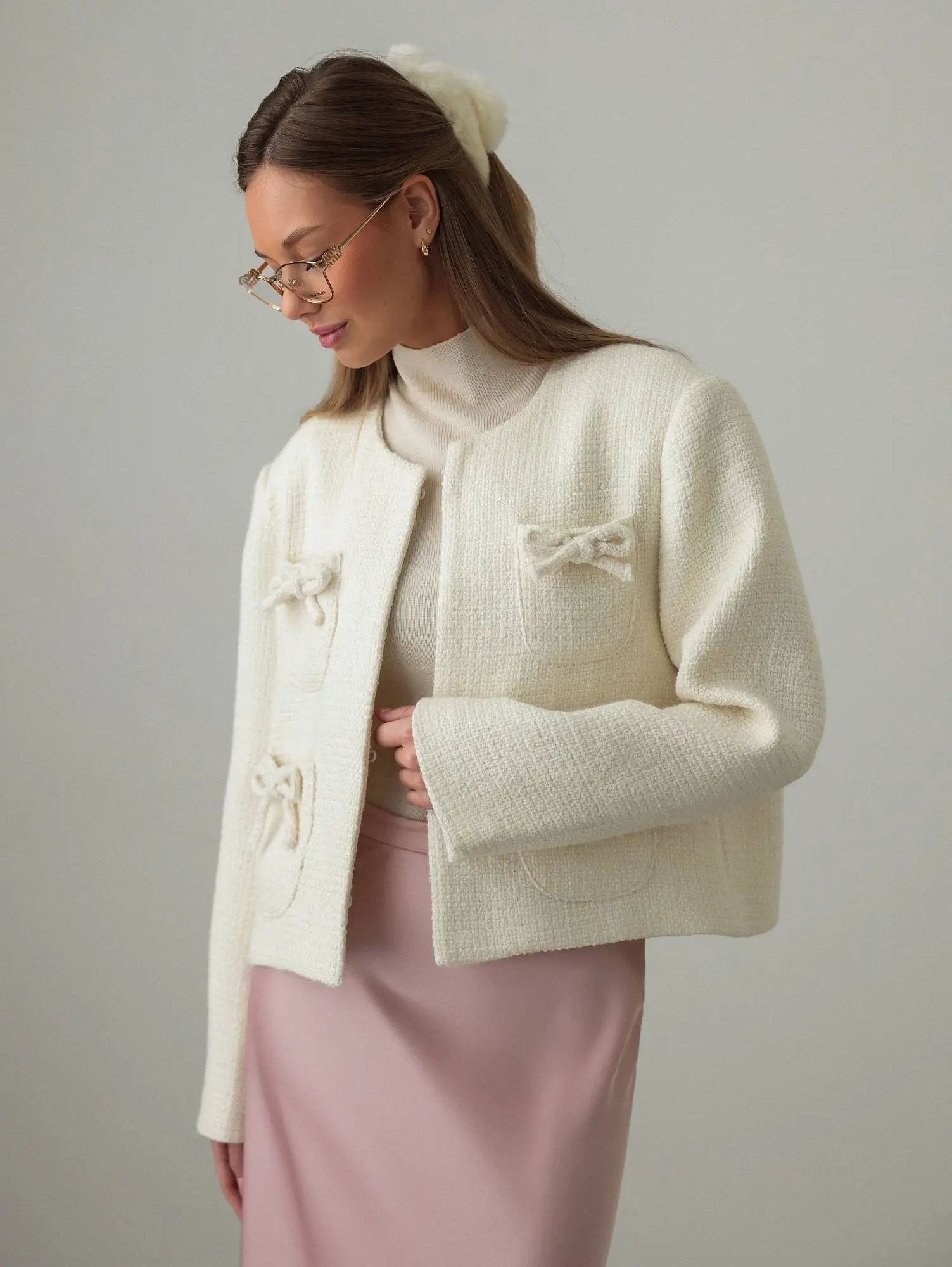 Жакет (M (44RU), молочный). Избражение № 1