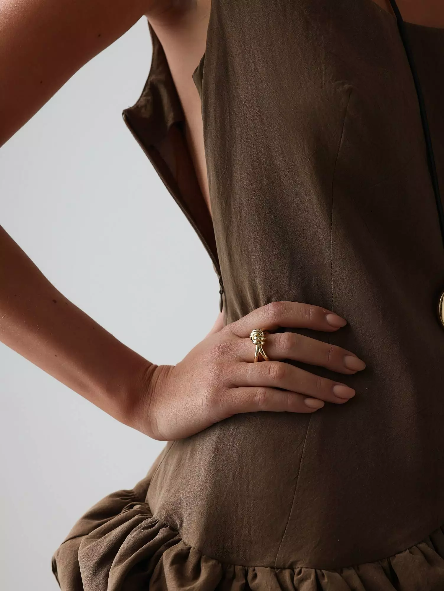 Топ (S (42RU), коричневый). Избражение № 3