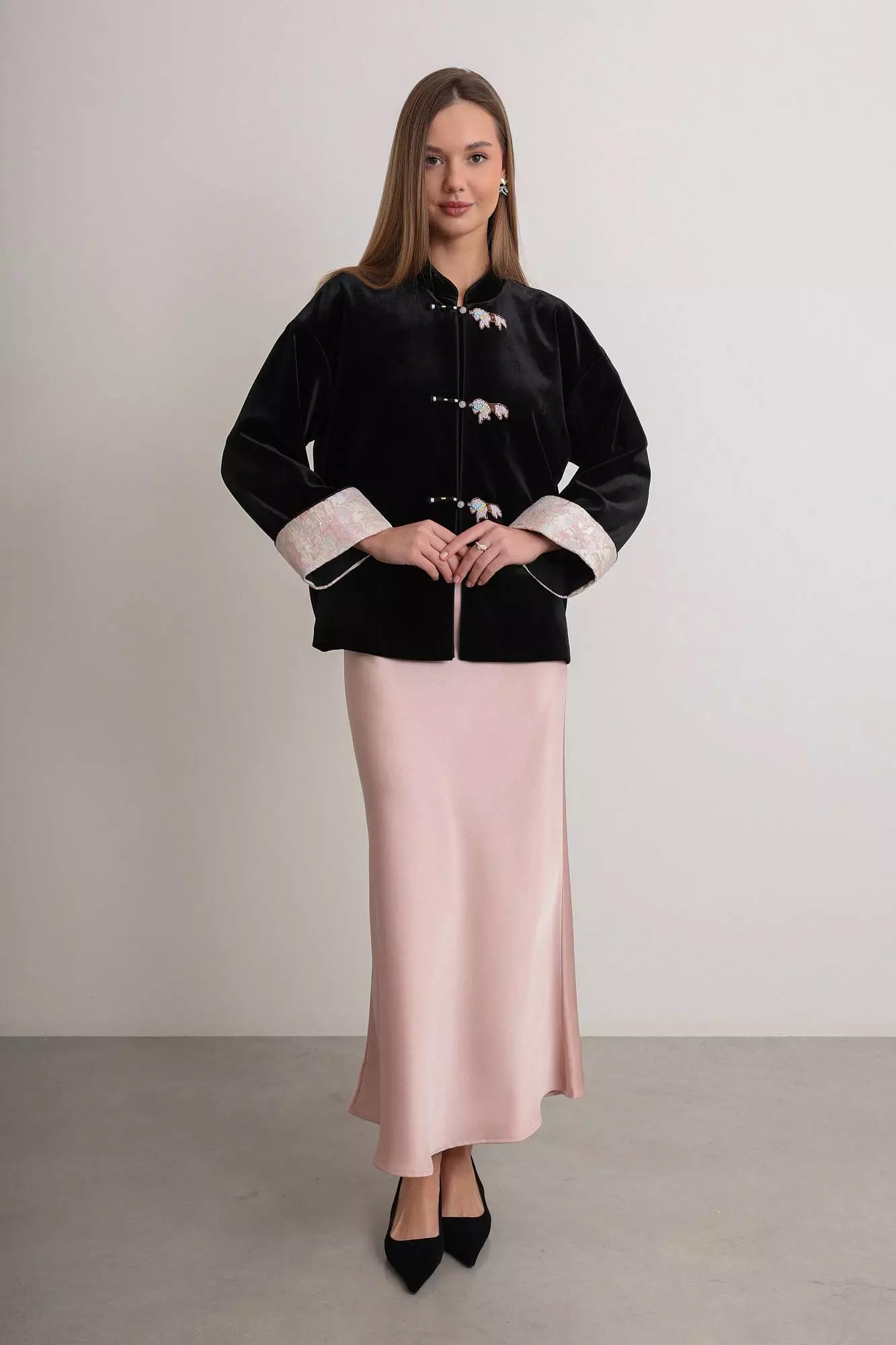 Жакет (M (44RU), чёрный). Избражение № 2