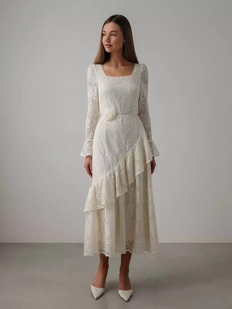 Платье (L (46RU), светло-бежевый). Изображение № 1