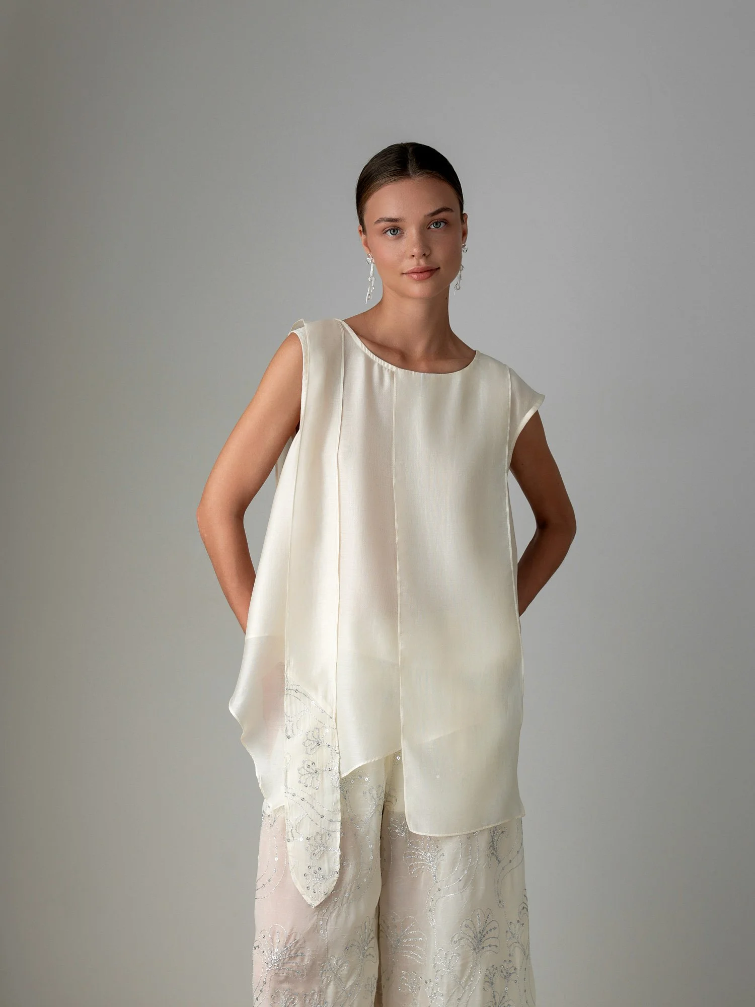 Топ (M (44RU), ванильный). Избражение № 1