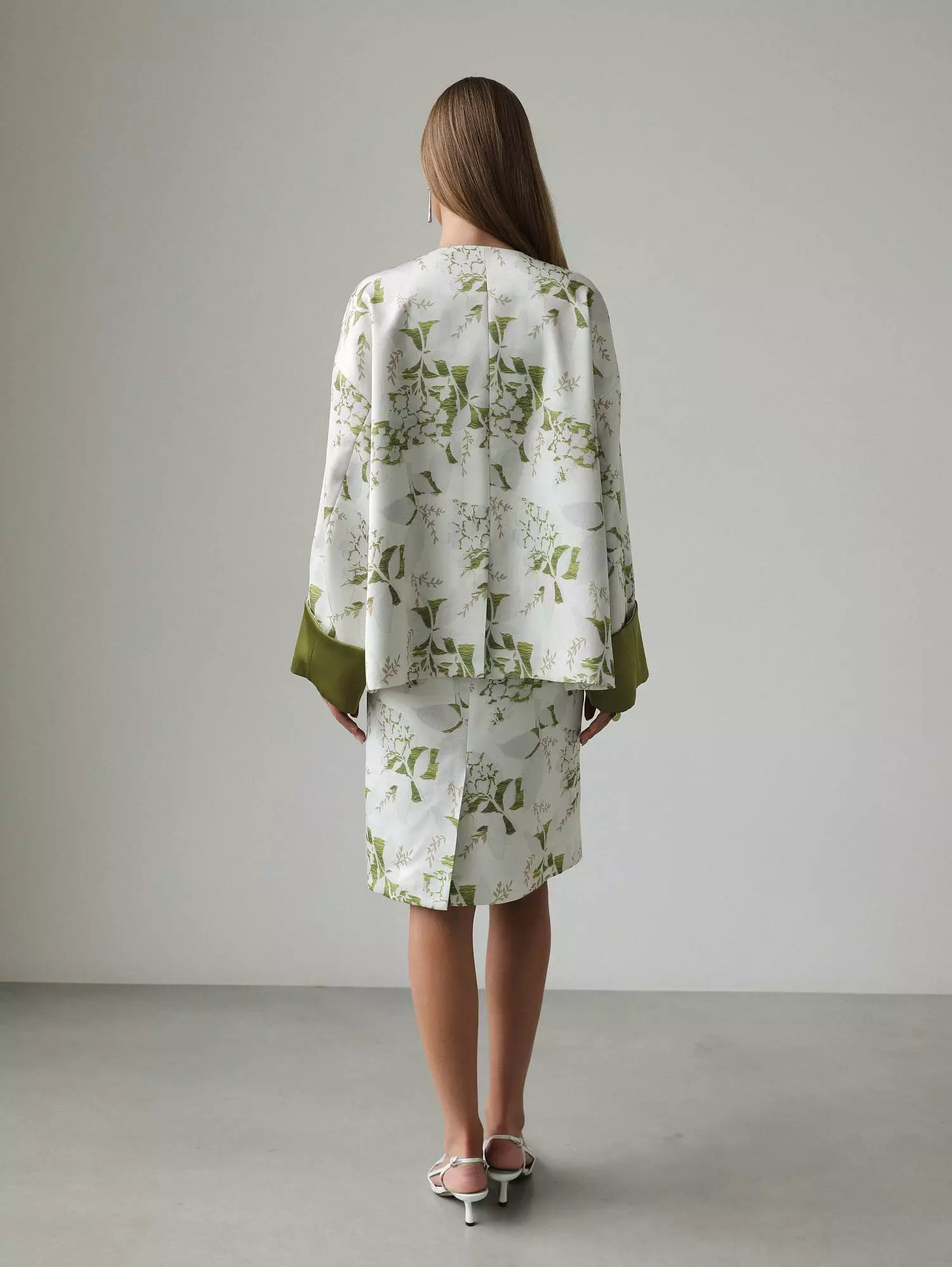 Юбка  (S (42RU), серая олива). Избражение № 4