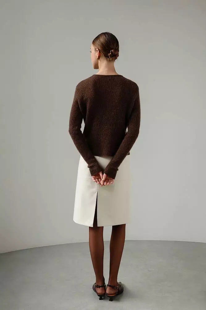 Кардиган (onesize (42-46RU), коричневый). Изображение № 5