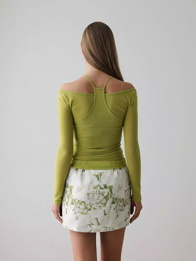 Юбка (S (42RU), серая олива). Изображение № 6