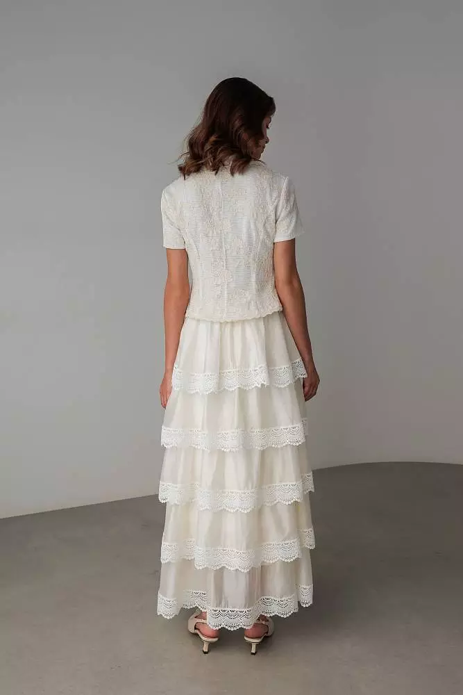 Топ (S (42RU), светло-бежевый). Изображение № 5