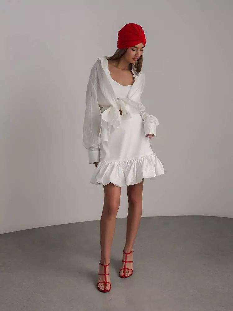 Рубашка (S (42RU), молочный). Изображение № 4