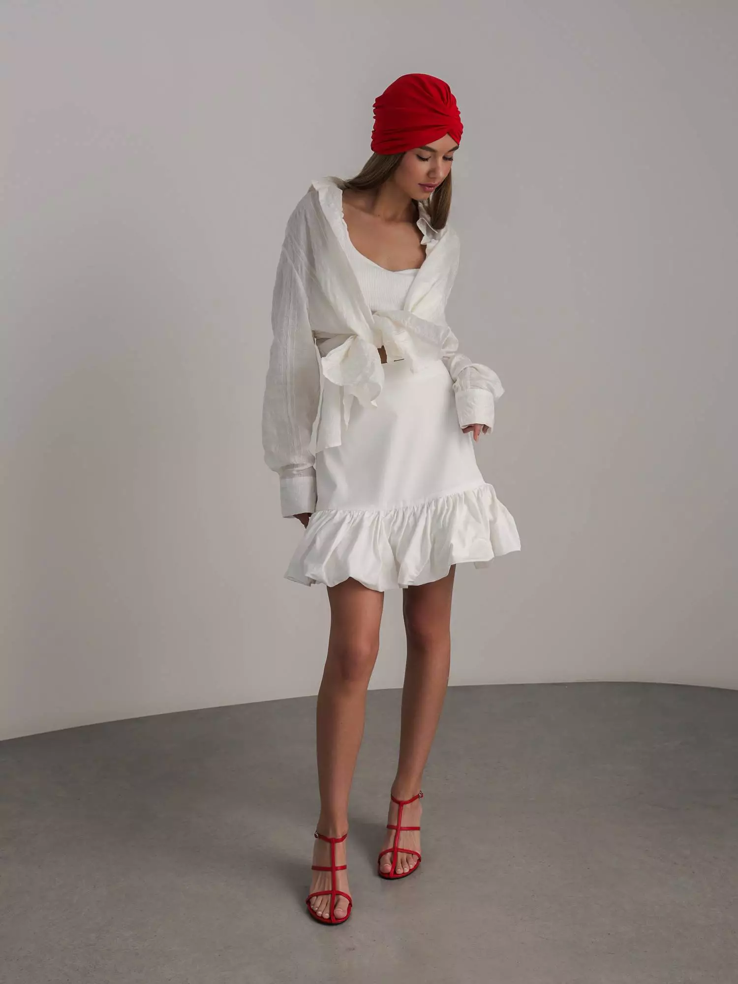 Рубашка (S (42RU), молочный). Избражение № 4