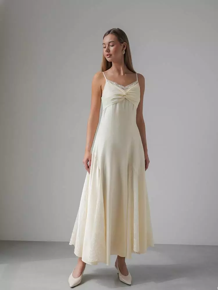 Платье  (S (42RU), светло-бежевый). Изображение № 1