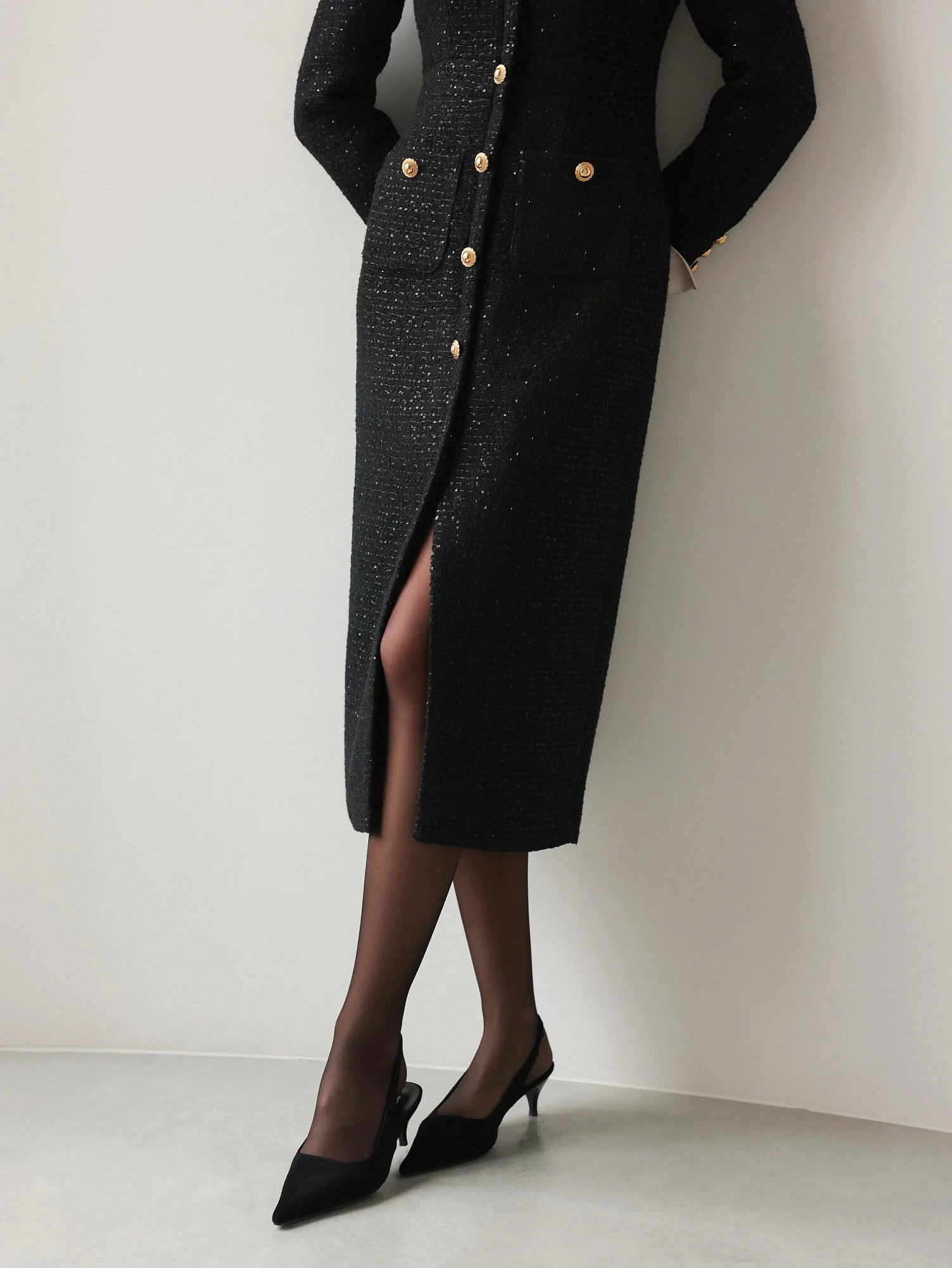 Платье (S (42RU), чёрный). Избражение № 5