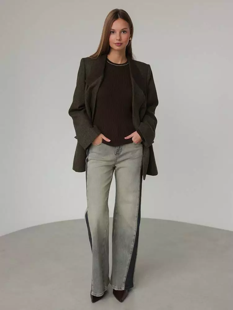 Лонгслив (onesize (42-46RU), коричневый). Изображение № 1