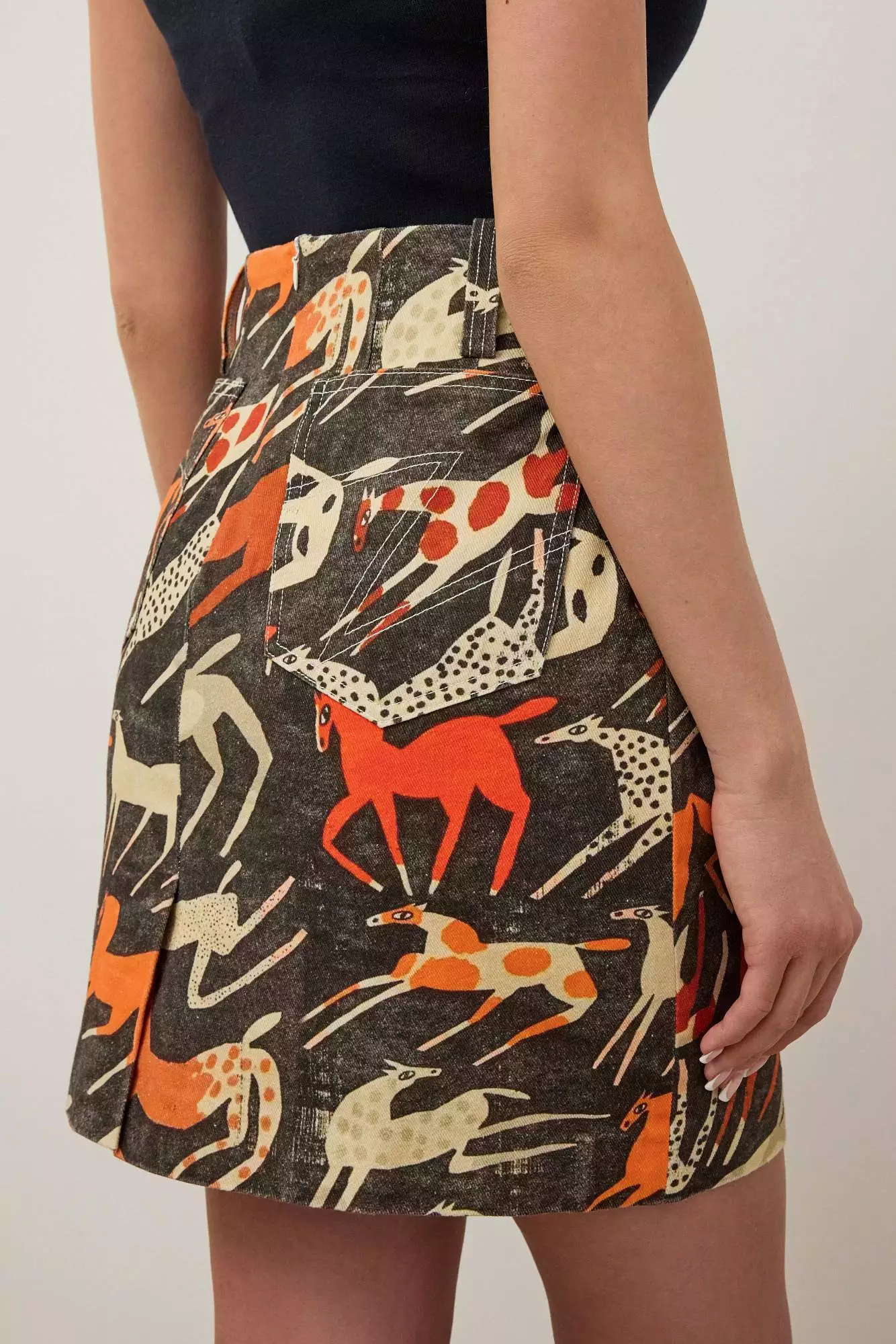 Юбка (S (42RU), серо-коричневый). Избражение № 2